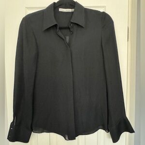 Alice + Olivia Black Women's Top